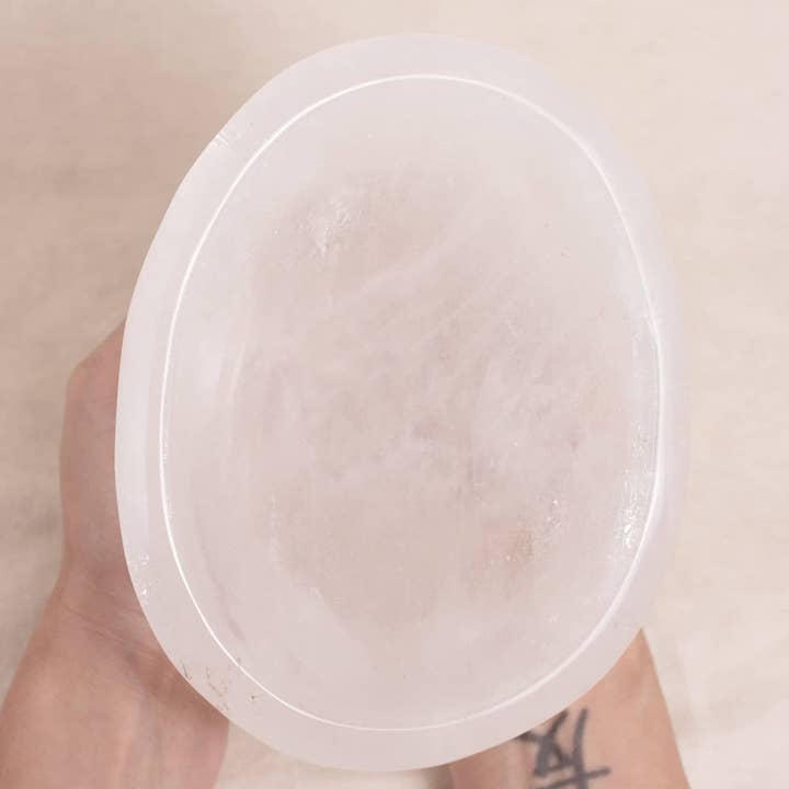 Tiny Rituals - Wholesale Decorative Plate/Dish/Bowl - Rare Clear Quartz Crystal Bowls - Large - 1 of a Kind11