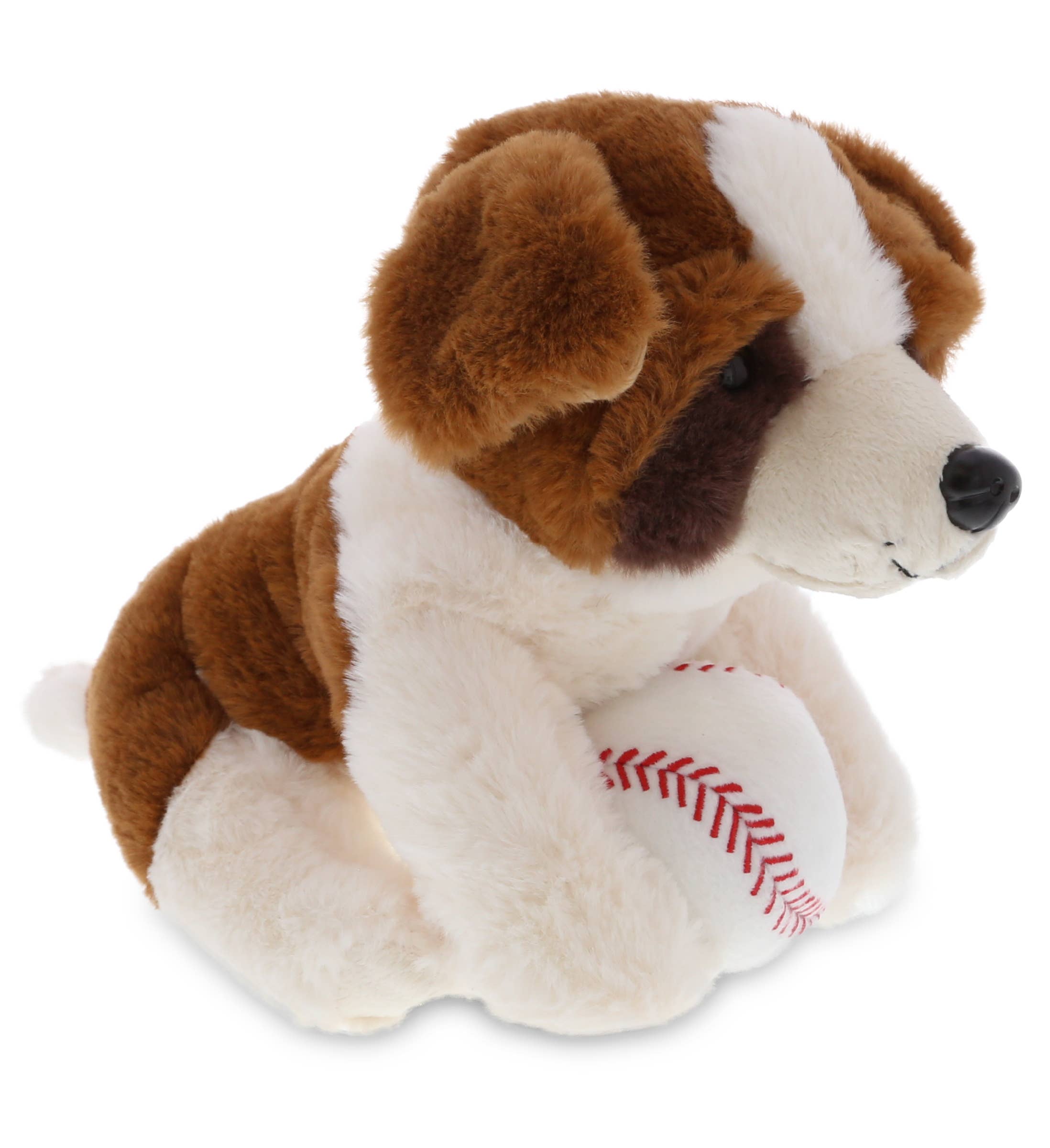 Cota Global - Vente Peluche – enfant et bébé - Baseball en peluche - Peluche super douce - Chien Saint-Bernard0