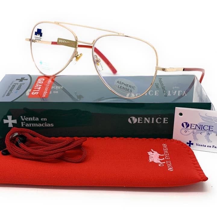 RED PILOT for wholesale by Gafas Venice Eyewear