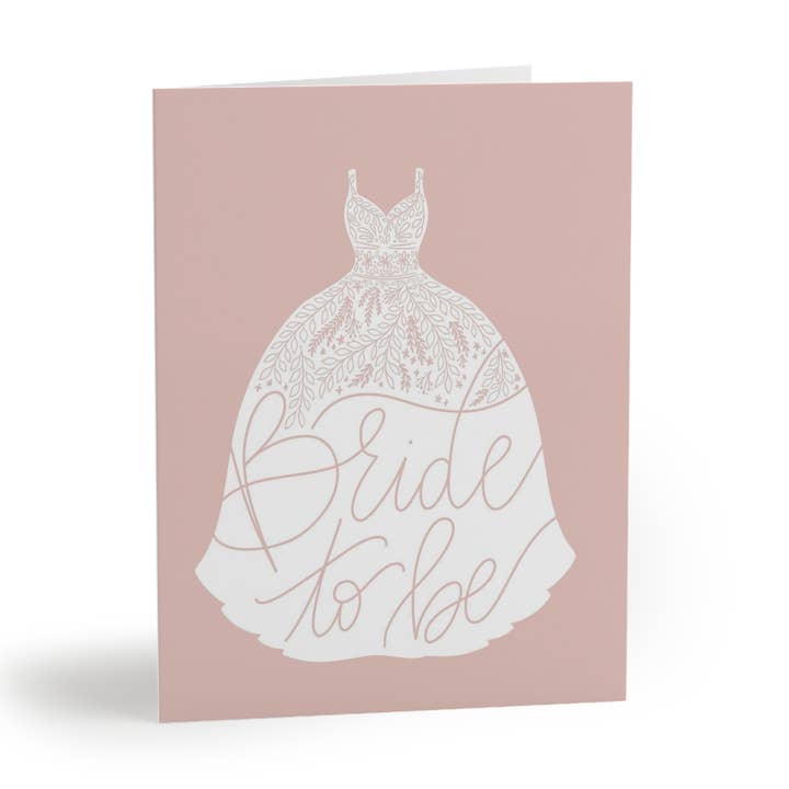 Bride to Be Wedding Greeting Card for wholesale by Flounce & Flourish