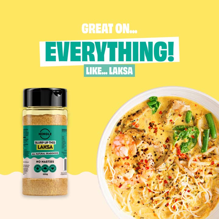 Mingle Seasoning - Wholesale Dried spice mix - *NEW* LIMITED EDITION LAKSA MEAL BASE1
