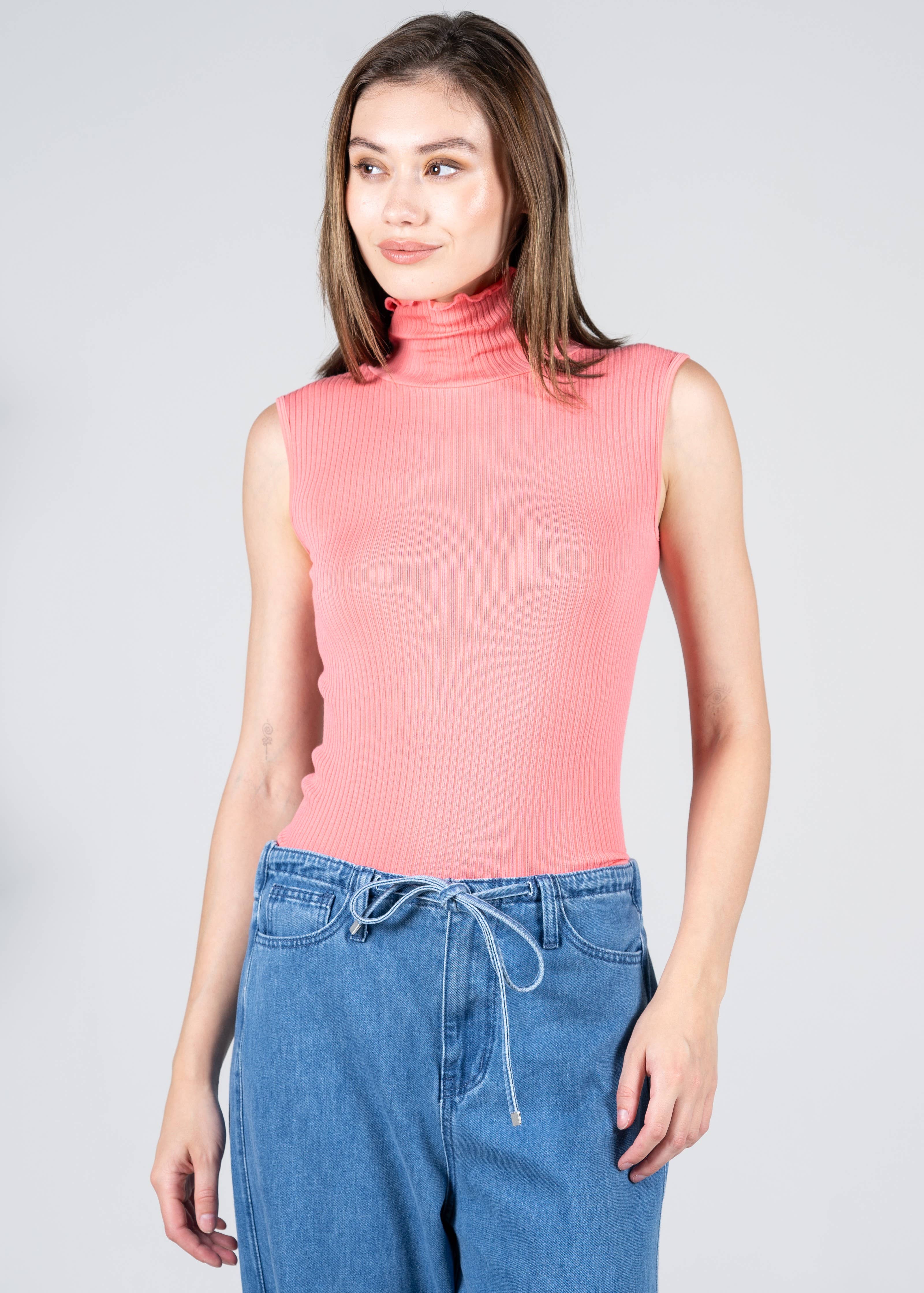 C'est Moi Clothing Co - Wholesale Gebreide top - Dames - Naadloze rib S/MINder TN Top- CERT10091