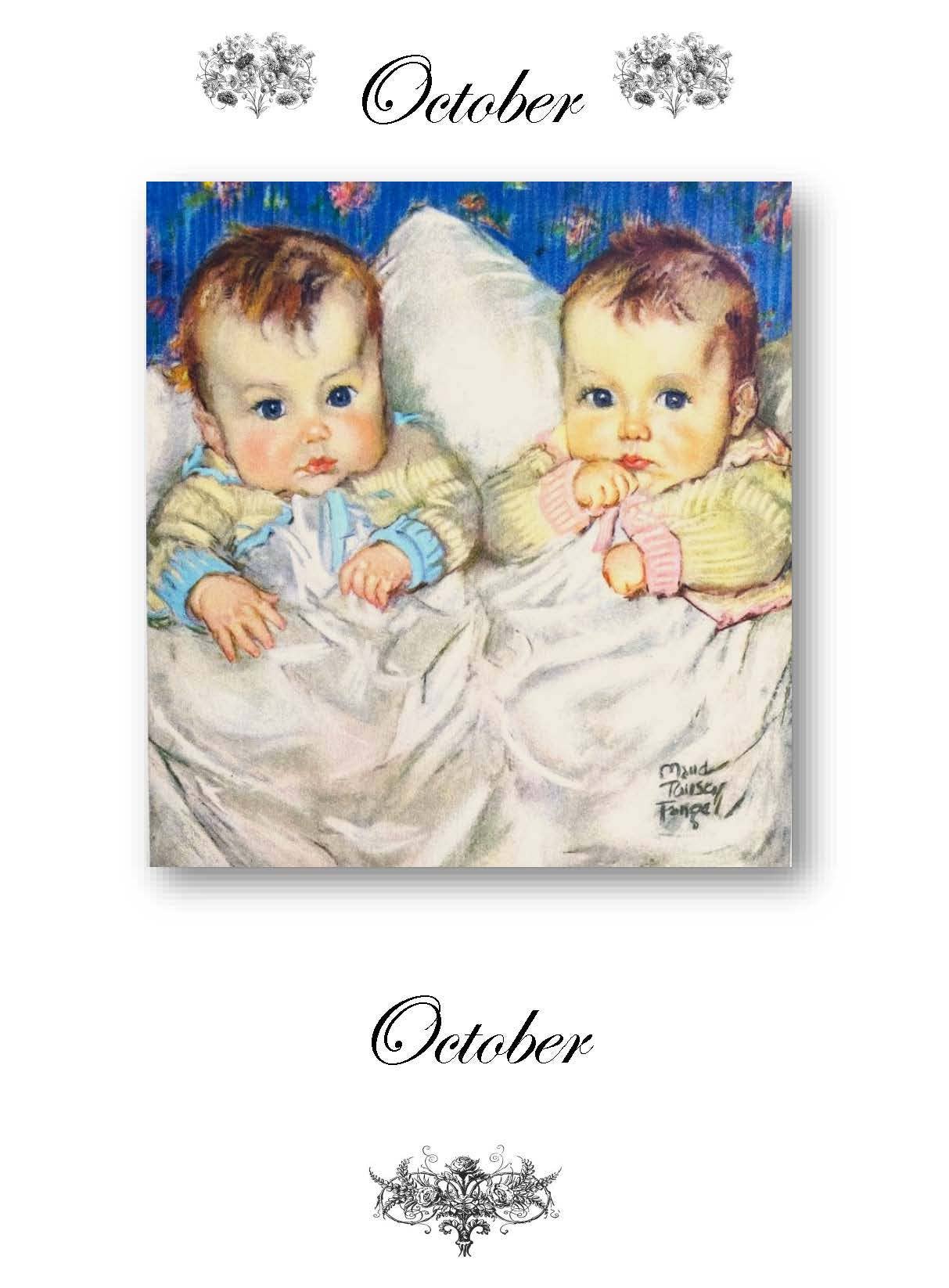 VINTAGE LADIES COLLECTION - Wholesale Memory Book - Kids & Baby - Vintage Illustrators Collection: BABY'S BOOK.17