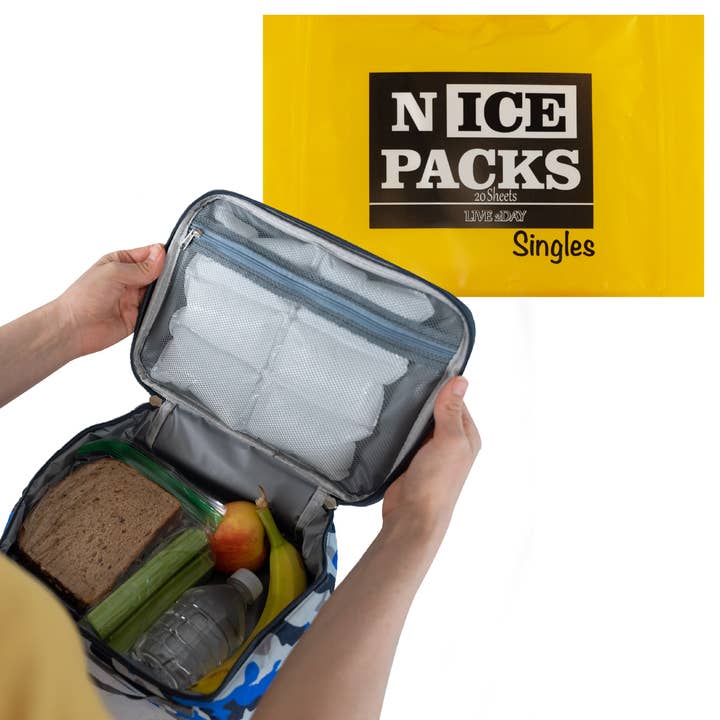 Nice Packs Dry Reusable Ice Packs 20 Single Packs for wholesale by Nice Packs