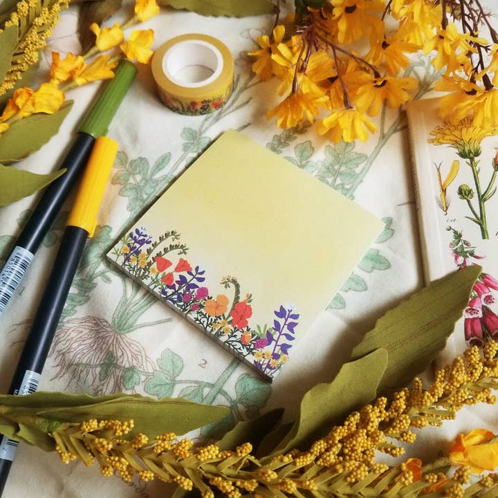 Lucky Dewdrop Designs - Wholesale Notepad - SUPERBLOOM Memo Pad