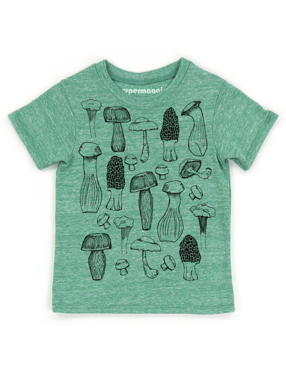 Supermaggie @ Faire - Wholesale Screen Printed T-Shirt - Kids - Mushrooms Kid's Eco Tee