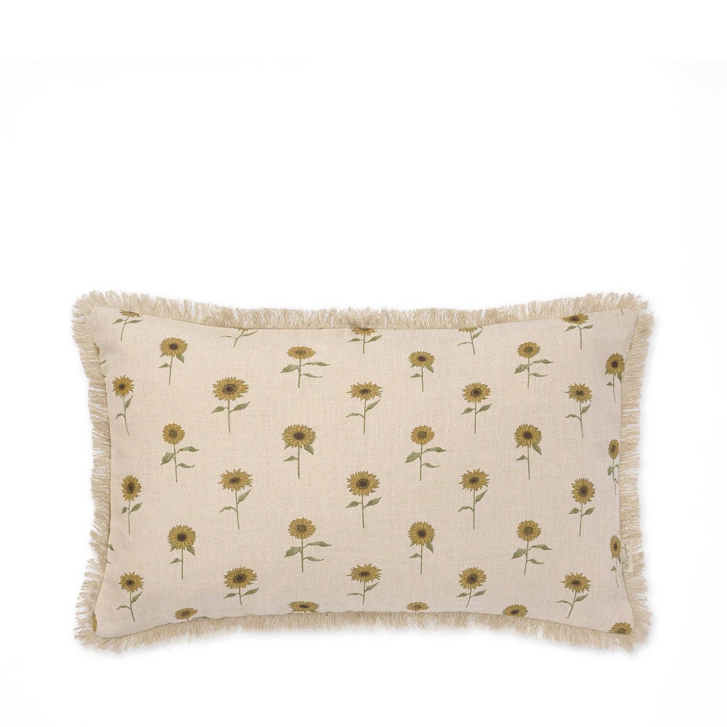 Sophie Allport - Vente Coussins de chaise - Coussin Rectangulaire en Lin Tournesol2