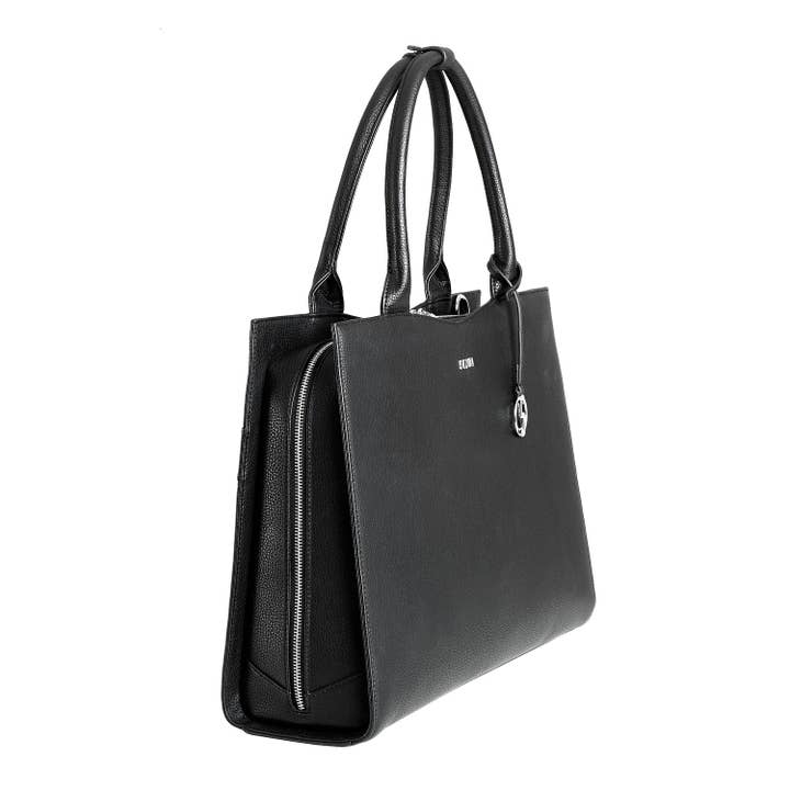 Socha - Venta al por mayor Bolsa de portátil - Mujer - Bolsa para ordenador portátil/bolsa de negocios para mujer - negro recto de 15 pulgadas6