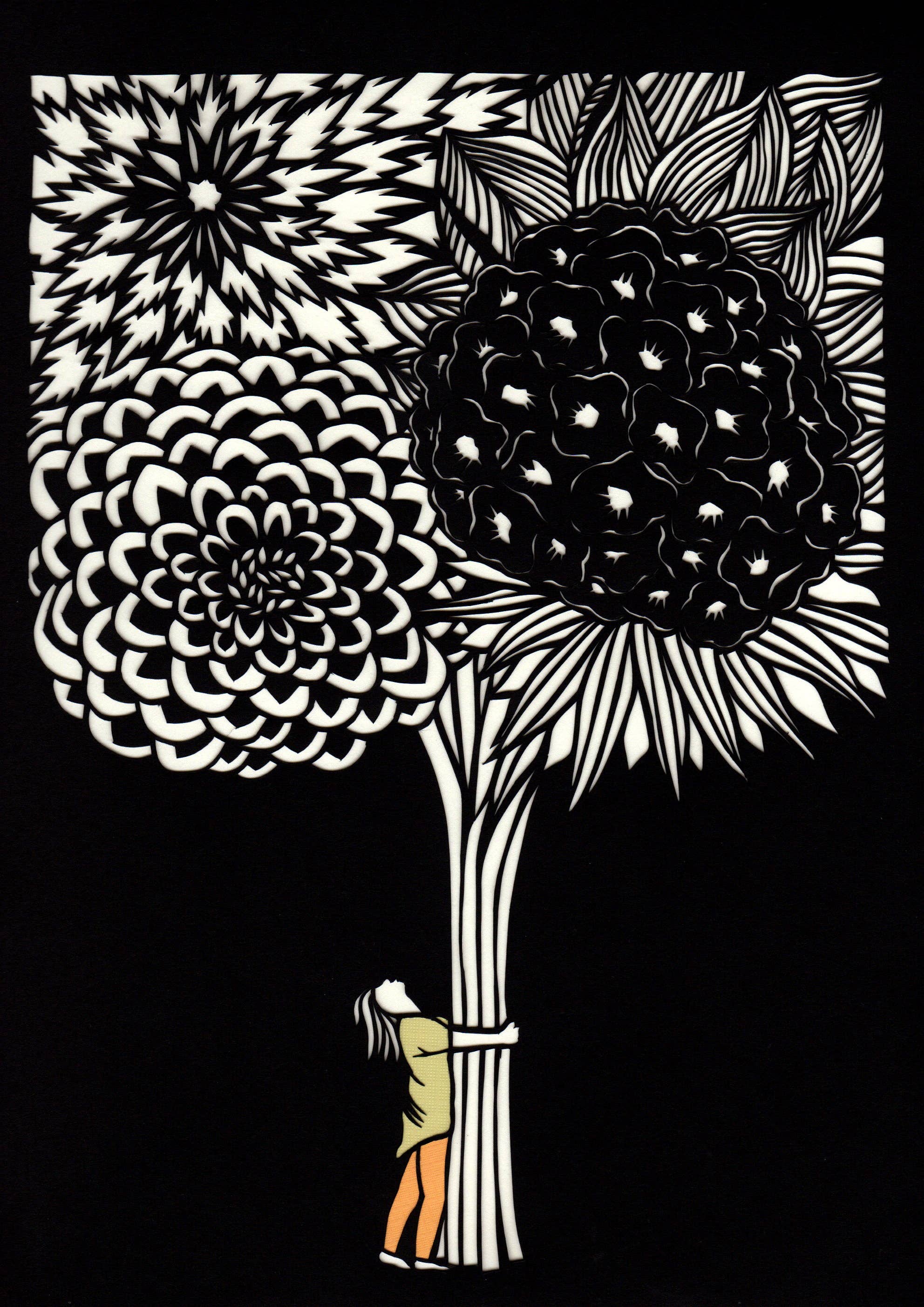 Elizabeth VanDuine - Wholesale Love Card - Greeting Card #29 This is How Much I Love You