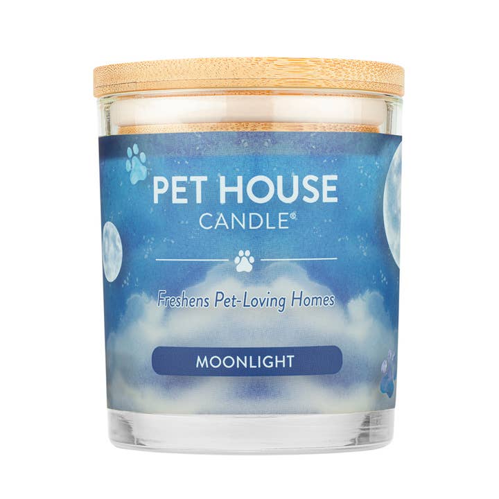 Pet House by One Fur All - Wholesale Jar/Filled Candle - Moonlight 9 oz Candle - For pet-loving homes