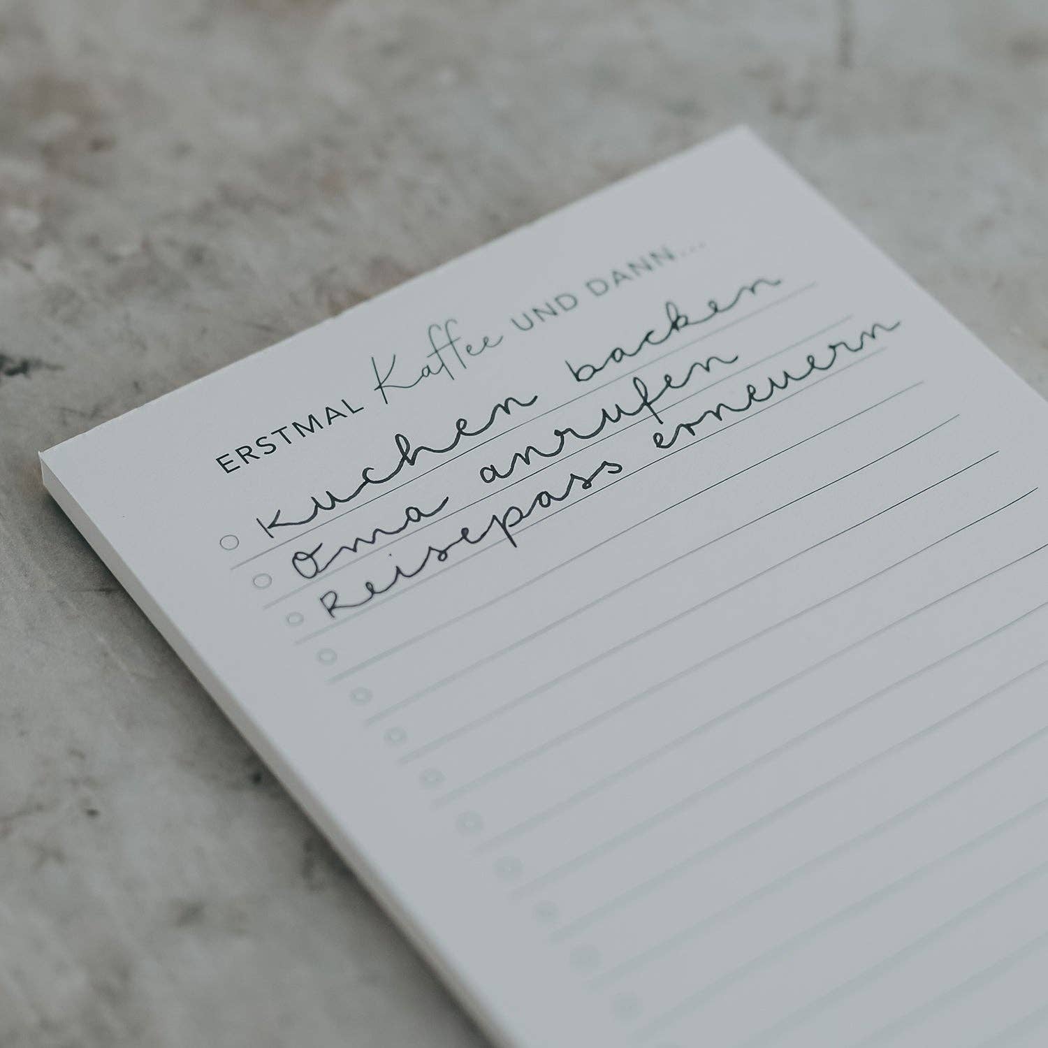 Eulenschnitt - Vente Blocs-notes - Bloc D'abord le café (UE = 10 pcs)2