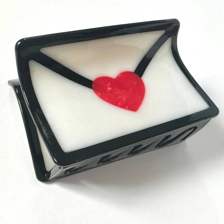 Love Letter Hair Claw for wholesale by COLETTE BERNARD