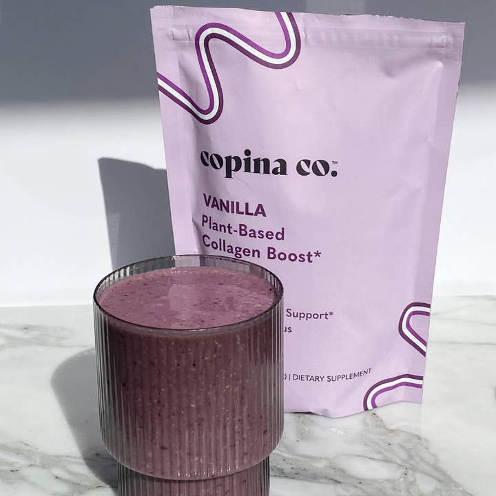 Copina Co. - Vente Boisson diététique en poudre - Mélange de crème de collagène végétalien à la vanille6