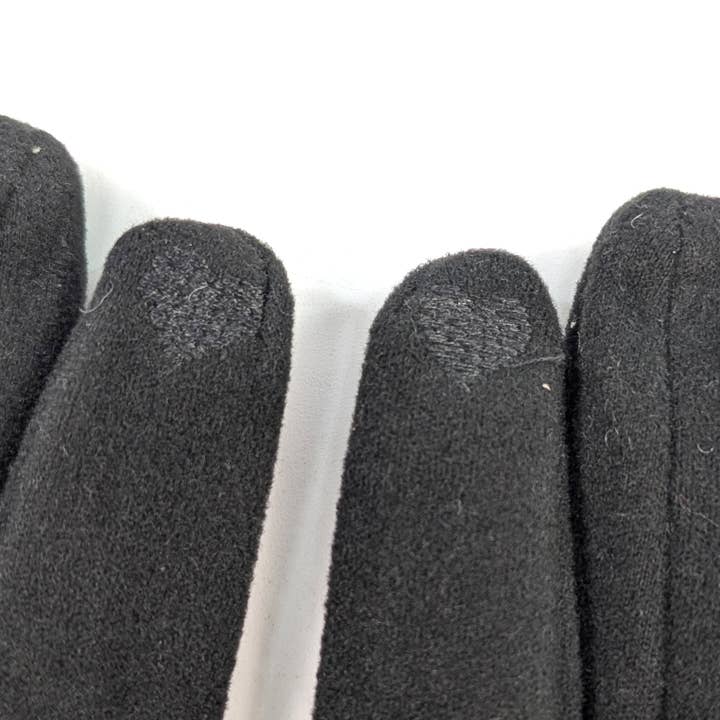 Black Ginger – wholesale Gloves – Women's – Animal Print Brushstroke Gloves - Black5