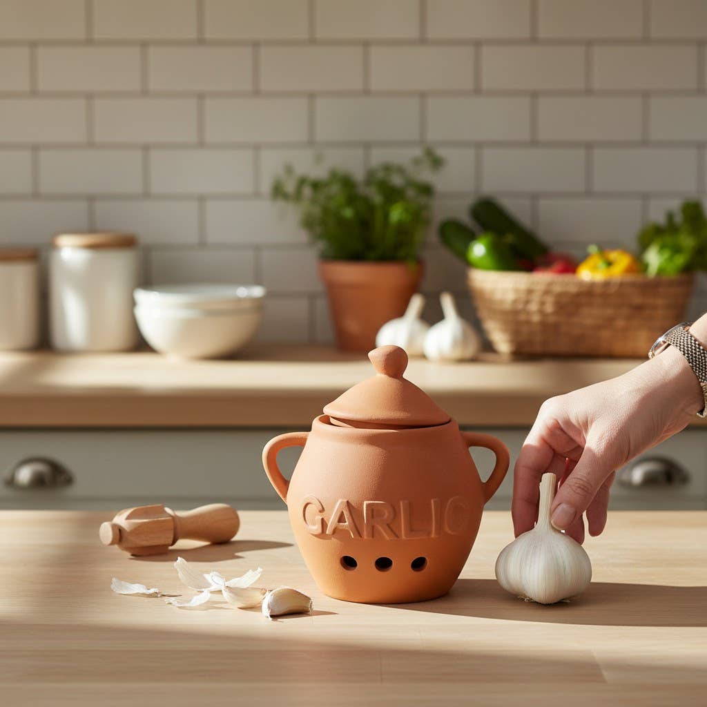 Dexam - Wholesale Kitchen Tool/Gadget - Garlic Keeper Terracotta4