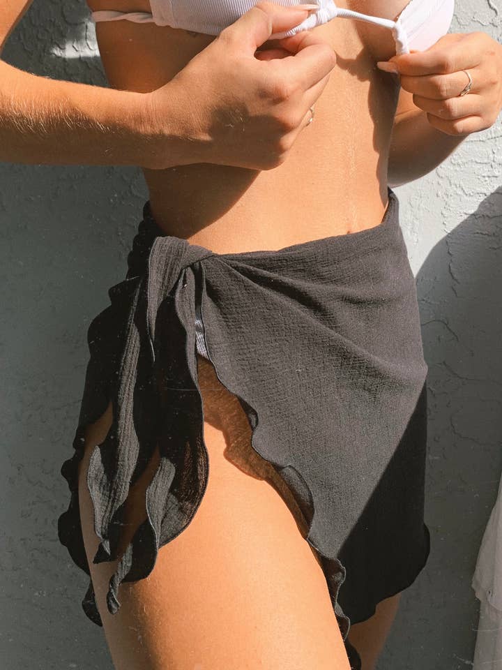 PALMA SKIRT / MIDNIGHT for wholesale by KBSWIM