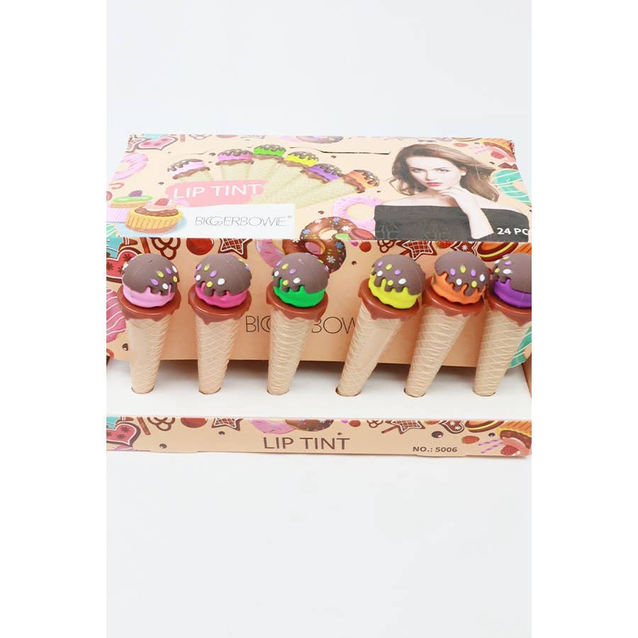 MÉLANGER LA COULEUR Crème glacée fondue sur un cône pour les lèvres en vente sur Faire4