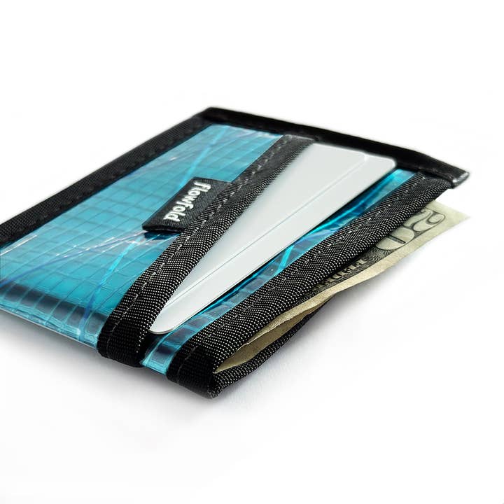 Flowfold - Wholesale Card Holder - Unisex - Recycled Sailcloth Craftsman - 3 Pocket Card Holder Wallet8
