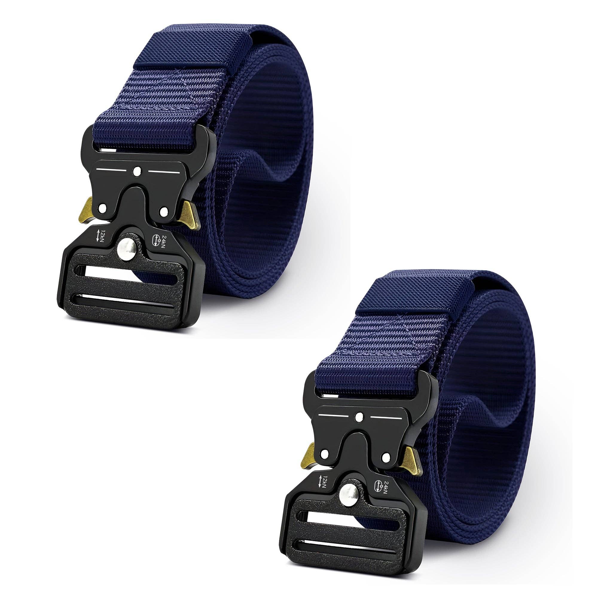 Ledsone - Wholesale Belt - Men's - Fabric Trim Men's Belt Adjustable Buckle Fit for Men Dress ~53370