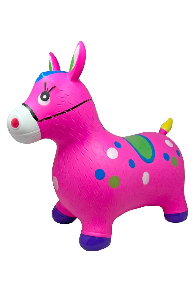 ASSORTED Kids Pinata Donkey Horse Inflatable Pvc Hopper Toy for wholesale on Faire6