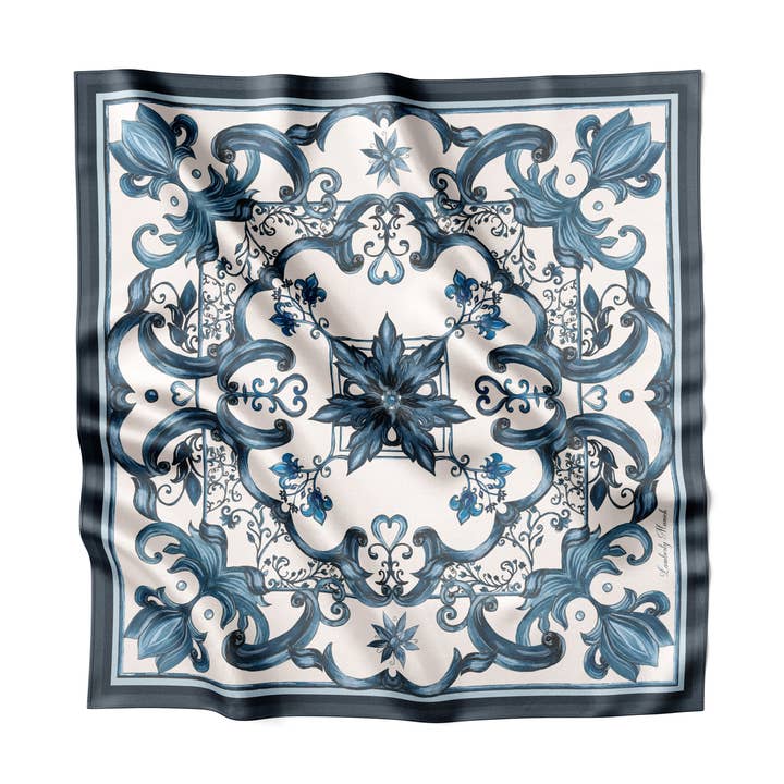 Azure Italia - Midi Silkesscarf för wholesale av Lamberty Munich