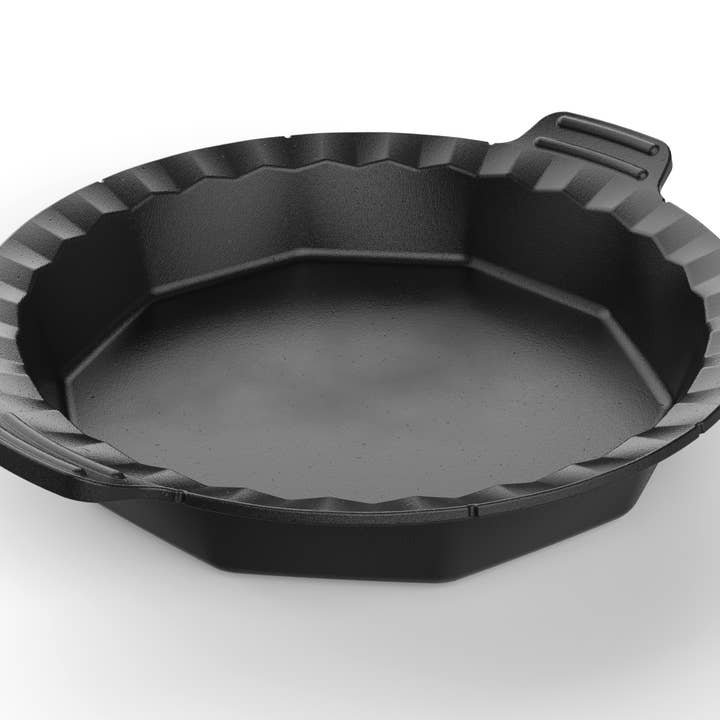 Fox Run Brands - Wholesale Baking Dish - Outset Cast Iron Pie Pan For Oven, Stove, and Grill, 10"