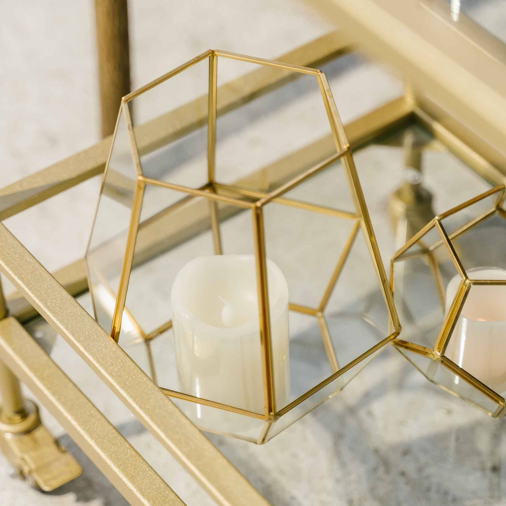 Portofino International Trading, USA - Wholesale Terrarium - Tall Hexagon Terrarium - 7.5" x 6.5"5