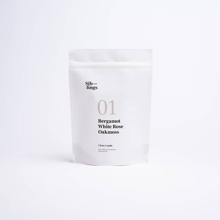 Siblings - Wholesale Jar/Filled Candle - Scent No 01 — Clean Candle Refill