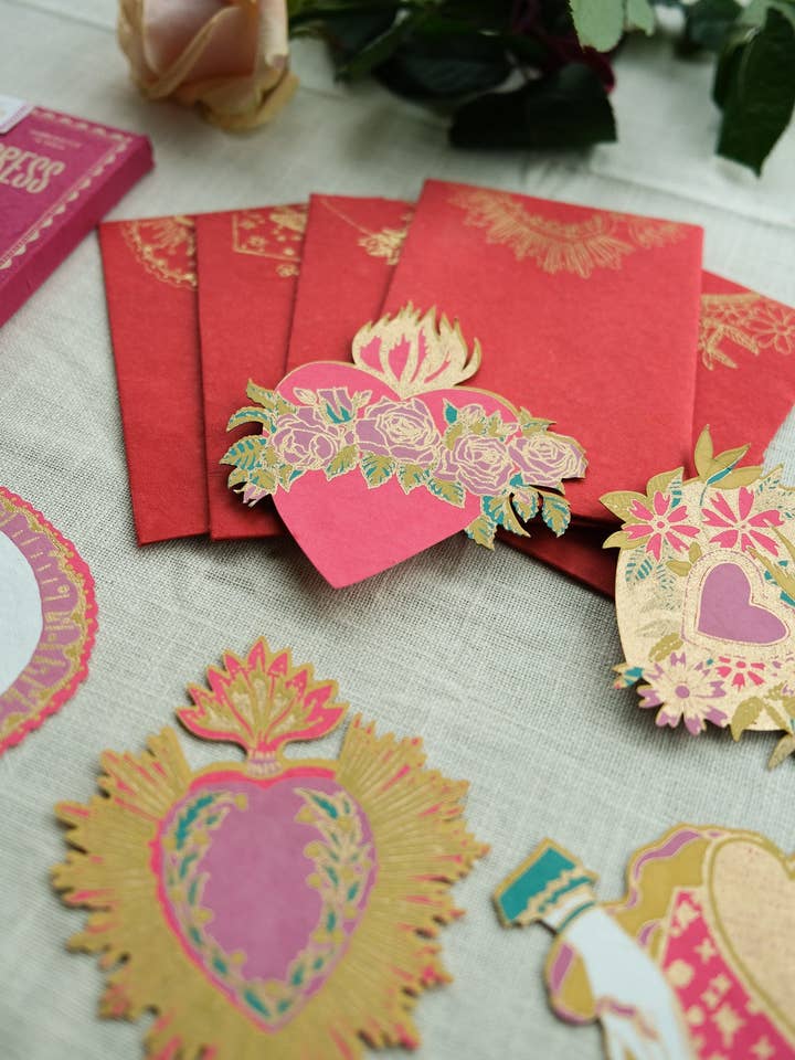 Juego de Tarjetas de Notas Corazón de Amor para venta al por mayor de East End Press