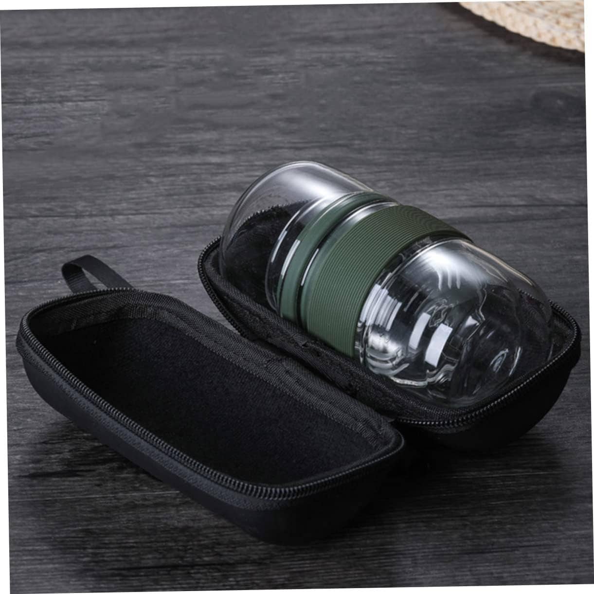 VIGOR – wholesale Tea set – Portable Travel Tea Set with Carrying Case Glass Teapot and Infuser for Loose Leaf Tea6