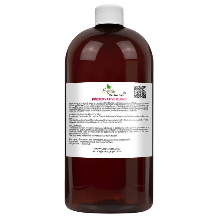 Preservative Blend with Dehydroacetic Acid & Benzyl Alcohol for wholesale by Coco jojo