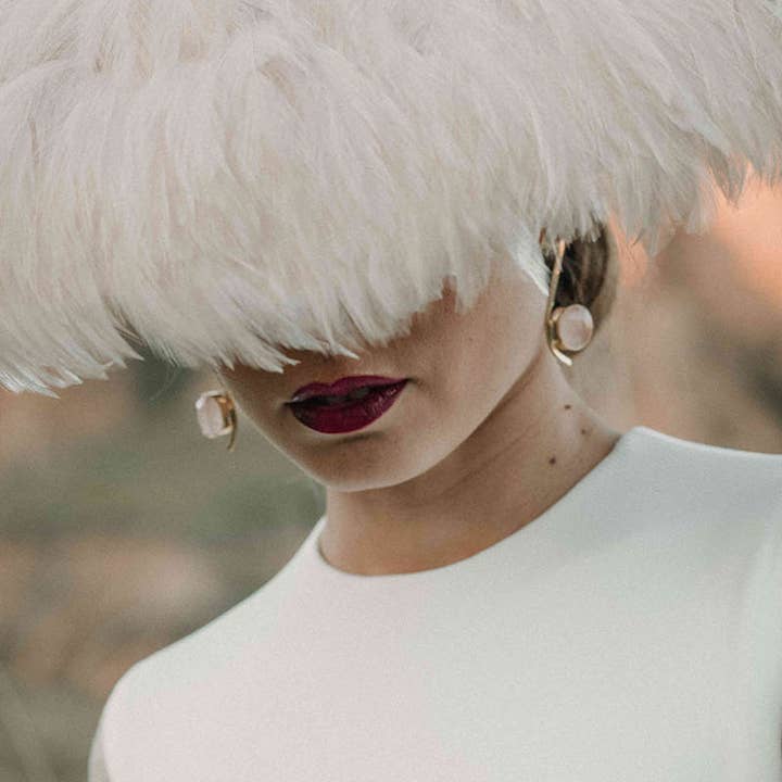 ACUS - Wholesale Dangle Earrings - Isis Polished Earrings Limited Edition Blue1