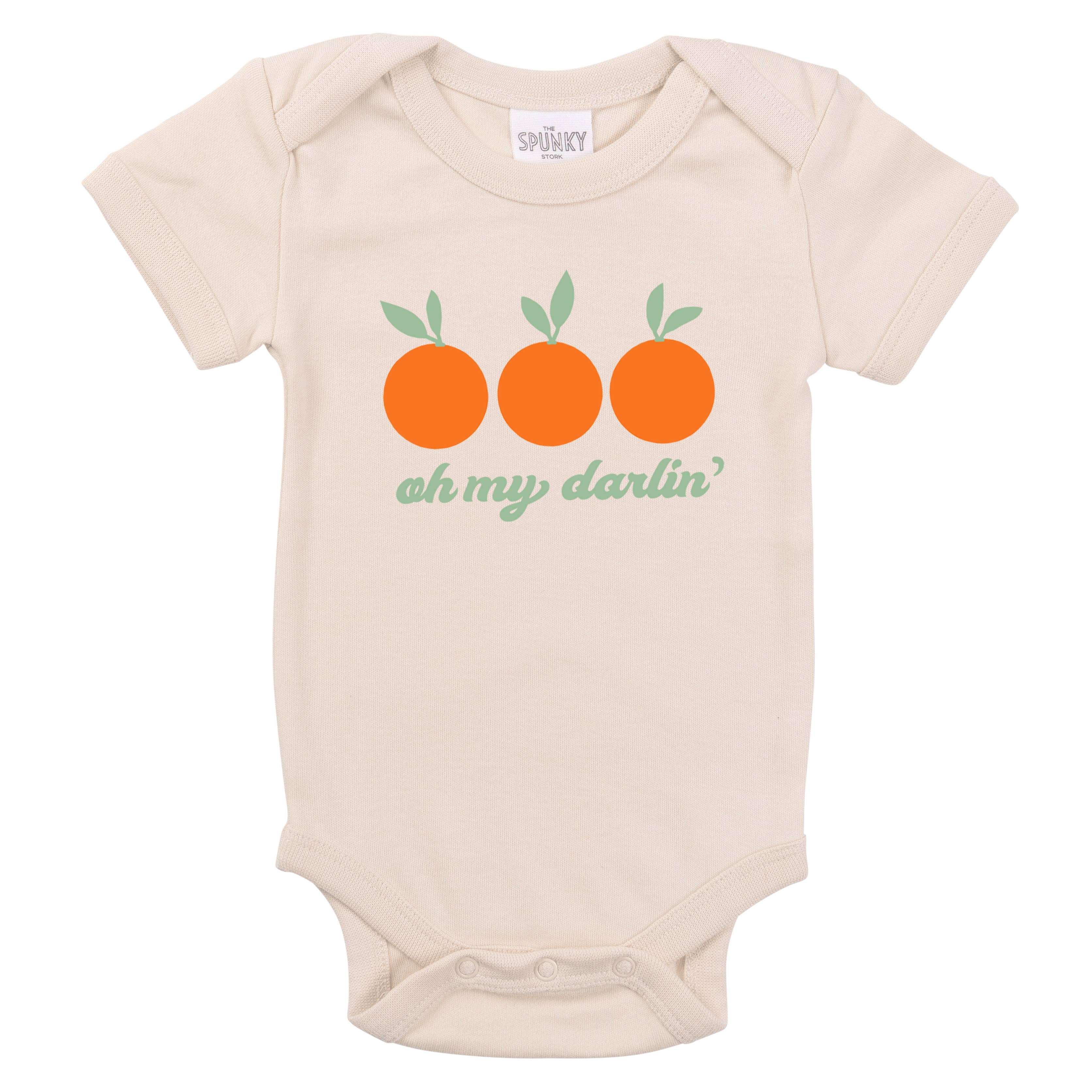 Spunky Stork – Engroshandel Bodysuit - Baby – Oh My Darlin' Clementine Økologisk Baby Bodysuit Toddler Shirt4