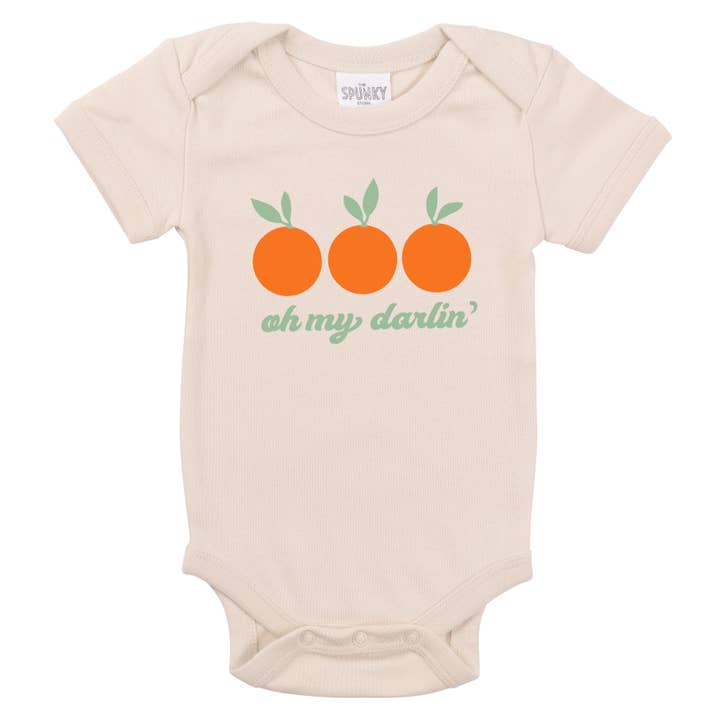 Spunky Stork - Wholesale Bodysuit (Non-Footed) - Baby - Oh My Darlin' Clementine Organic Baby Bodysuit Toddler Shirt3