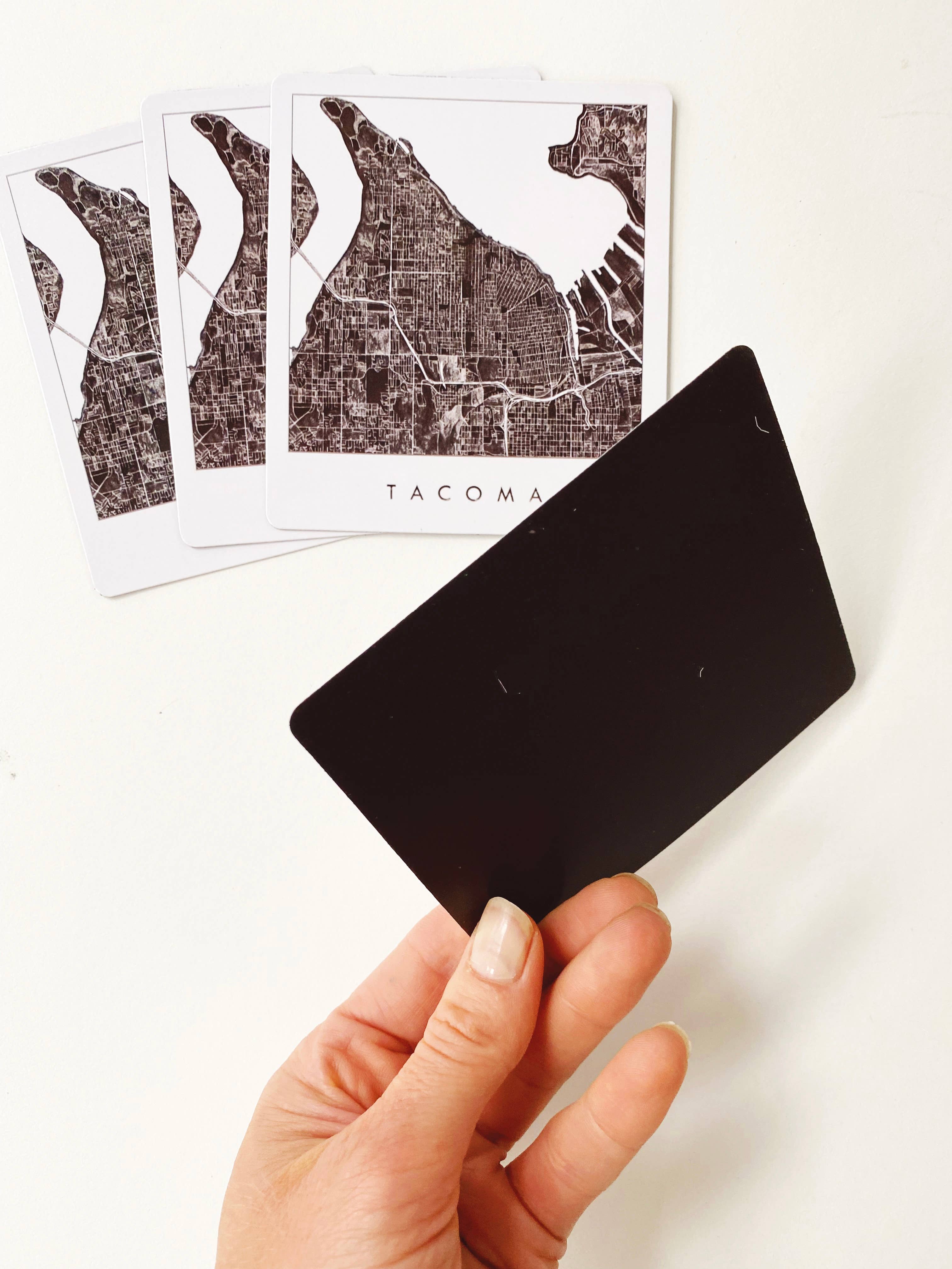 Turn-of-the-Centuries - Wholesale Magnet - Tacoma Washington Watercolor Map - Flex Magnet1