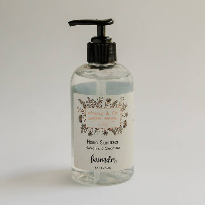 LAVENDER HAND SANITIZER for wholesale by Waxxy & Co.