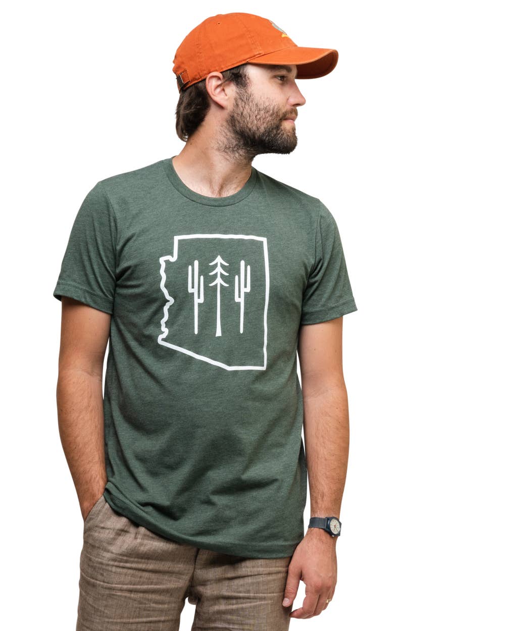 Keep Nature Wild - Wholesale Screen Printed T-Shirt - Unisex - Arizona Wilderness Unisex Tee | Heather Forest5