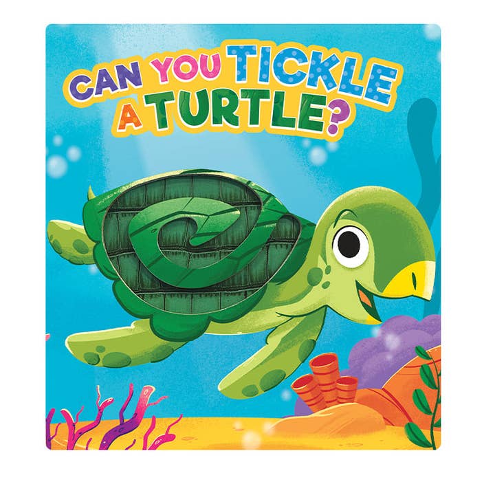 Little Hippo Books - Wholesale Book - Kids - Can You Tickle a Turtle? - Children's Sensory Board Book with Touch and Feel Trails