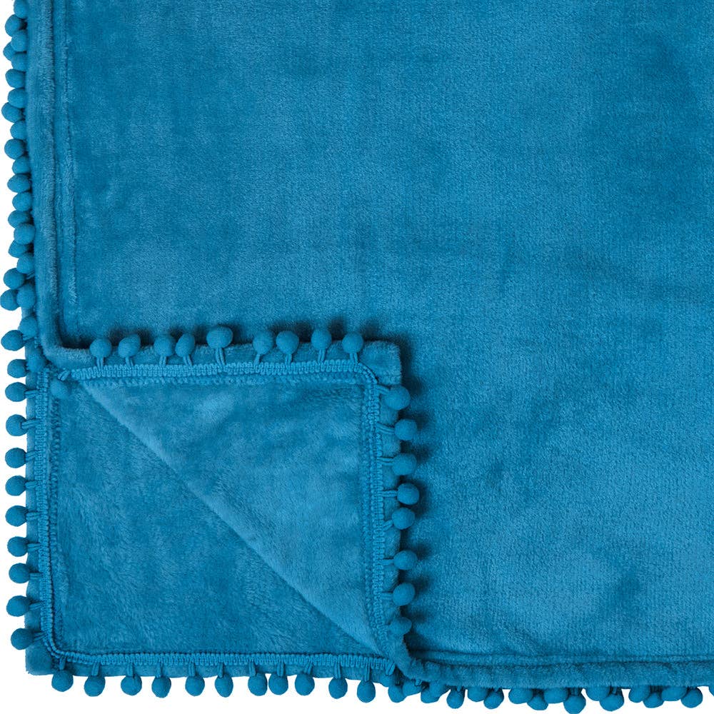 Pavilia – wholesale Prydnadsfilt – Filt med pompom-fransar78