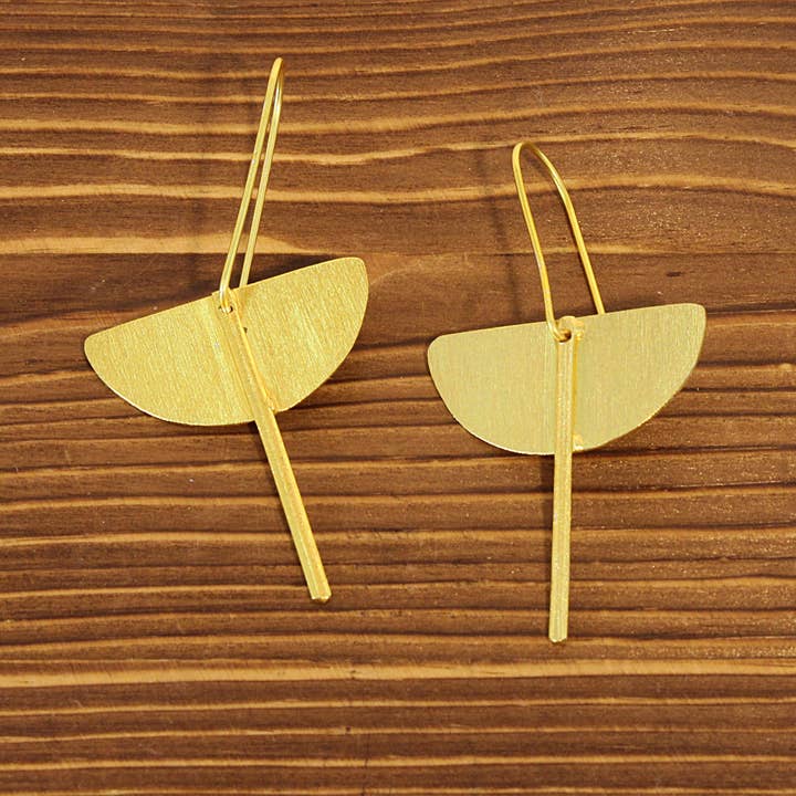 LA MAR - Wholesale Dangle Earrings - MERIDIANA gold-plated earrings4