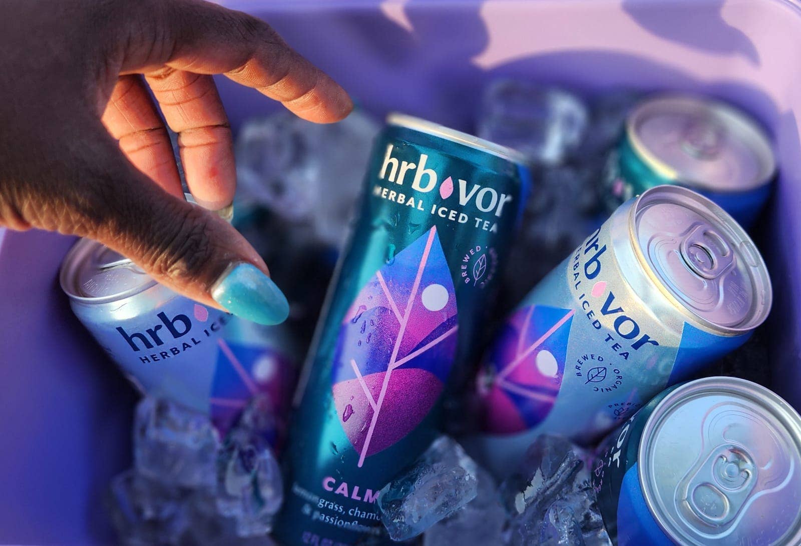 hrbvor (her-biv-ore) | functional herbal teas - Wholesale Iced Tea - CALM | Sparkling Herbal Iced Tea | 12oz Can4