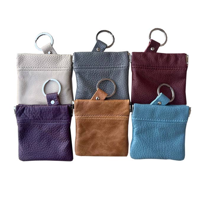 Roma Leathers, Inc. - Wholesale Coin Purse - Women's - 92801 lambskin squeeze coin purse