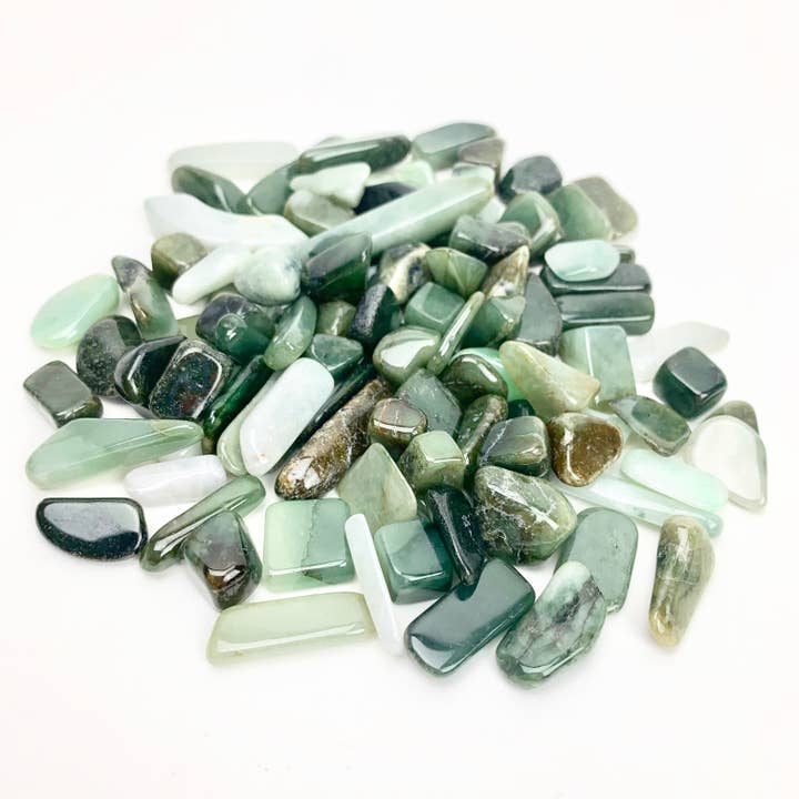 *Jadeite | Tumbled | 1/2 lb for wholesale by Pelham Grayson Rose