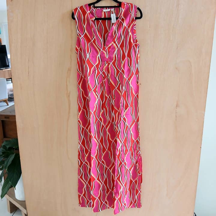 Tryckt Viskos Kimono Klänning 65858 Virvlar för wholesale av Cinnamon Creations