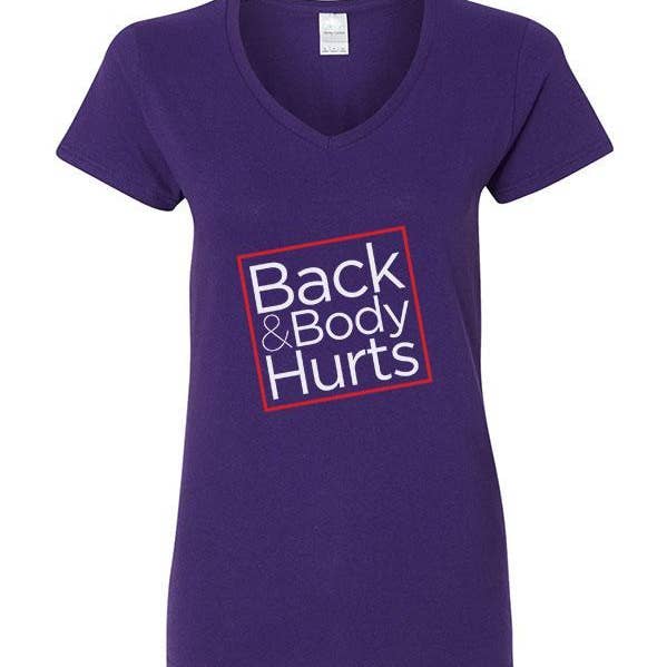 Rug- en lichaamspijn - V-hals voor wholesale door Soulful Wear
