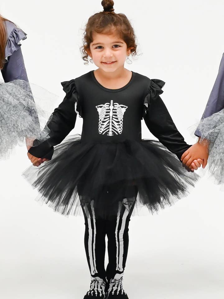 Fancy Shmancy Baby - Wholesale Costume - Kids - Skeleton tutu leo