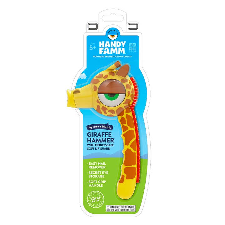 Children's STEM Starter Hammer - Giraffe - "Stretch" for wholesale by Handy Famm