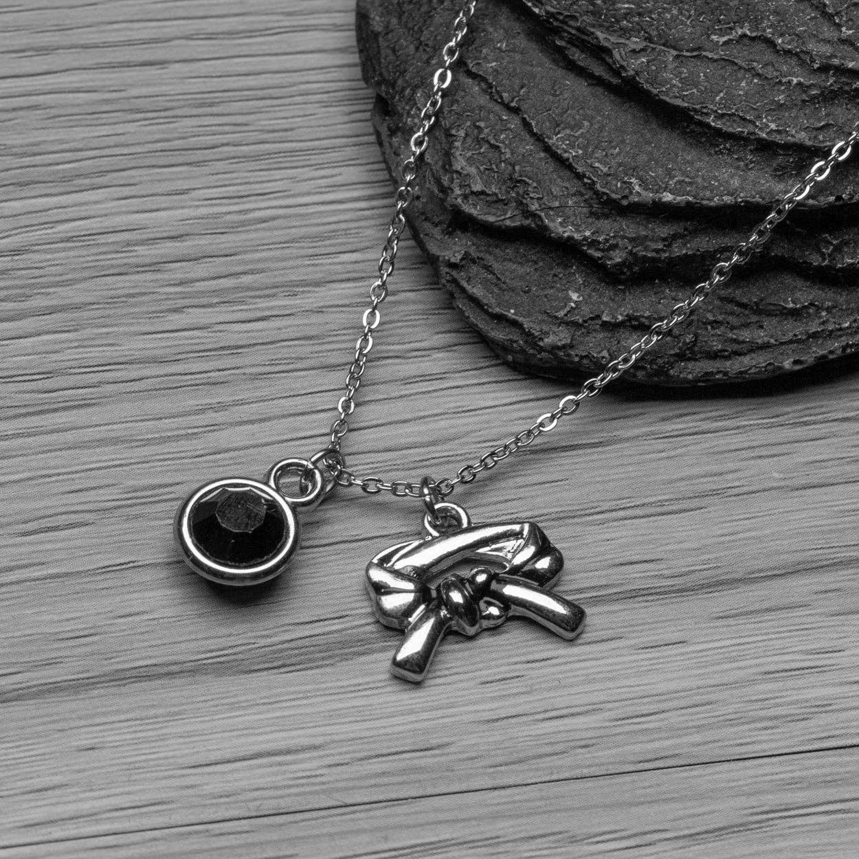Sportybella - Vente Colliers à pendentif - Collier de ceinture noir pour arts martiaux1