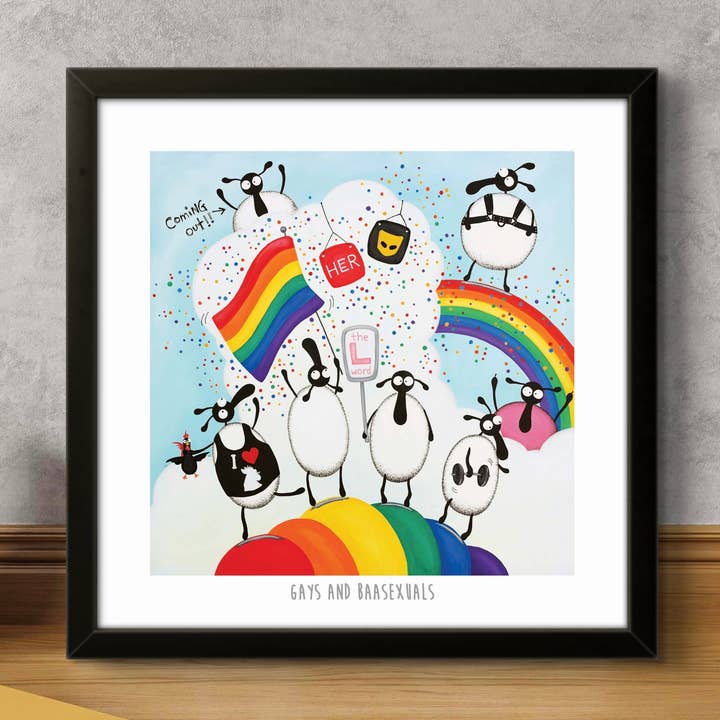 Gays e Baasessuali stampa per la vendita all'ingrosso da parte di Mervyn Tay Art