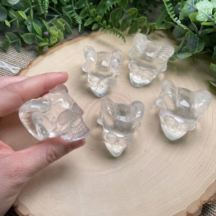 Copper Ashes - Wholesale Spiritual Stone/Crystal - Synthetic Quartz Demon Skull1